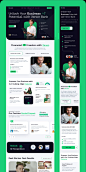 其中包括图片：Banking Services Website Responsive Design | Landing Page