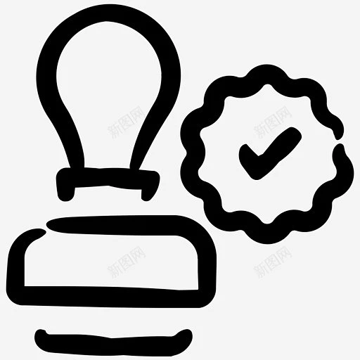 盖章批准批准盖章图标高清素材 设计图片 页面网页 平面电商 创意素材 png素材-花瓣网