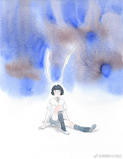 海狸哟采集到水彩