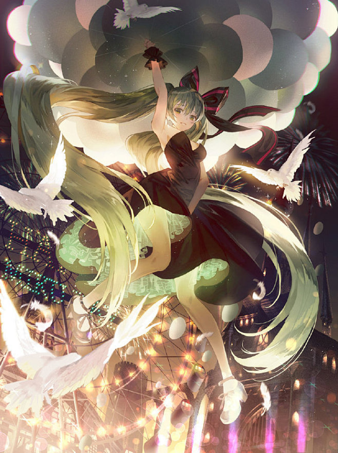 动漫壁纸超话 韩国画师ファジョボレ的插...