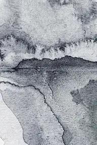 抽象艺术背景与水彩波手绘