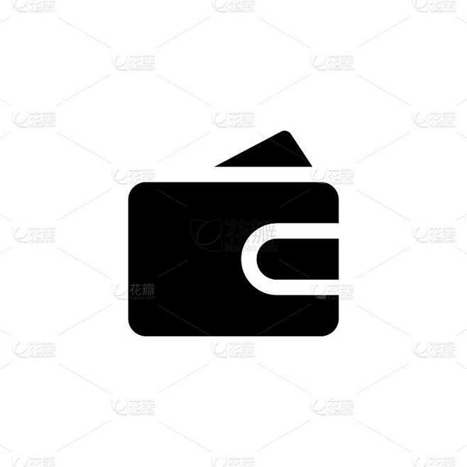wallet icon vector illustration素材-花瓣网