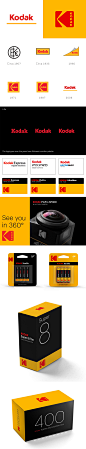 2012年申请破产的柯达，刚刚发布全新LOGO #柯达# #Kodak# #品牌设计# #2016# #LOGO# #标志# 采集@GrayKam