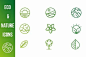 40 Green Environment amp Eco friendly Icons Decolore Net 