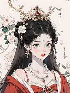 他不是不解风情，只是懒得解你的风情#古风头像 #好看头像 #头像分享 #古风插画 #AI插画 #头像 #壁纸 #美女 #AI #女生头像 - 小红书