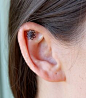 Flower Ear Tattoos Temporary by EARinkFun on Etsy, $1.50