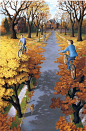 Rob Gonsalves魔幻现实主义风格视错觉插画欣赏