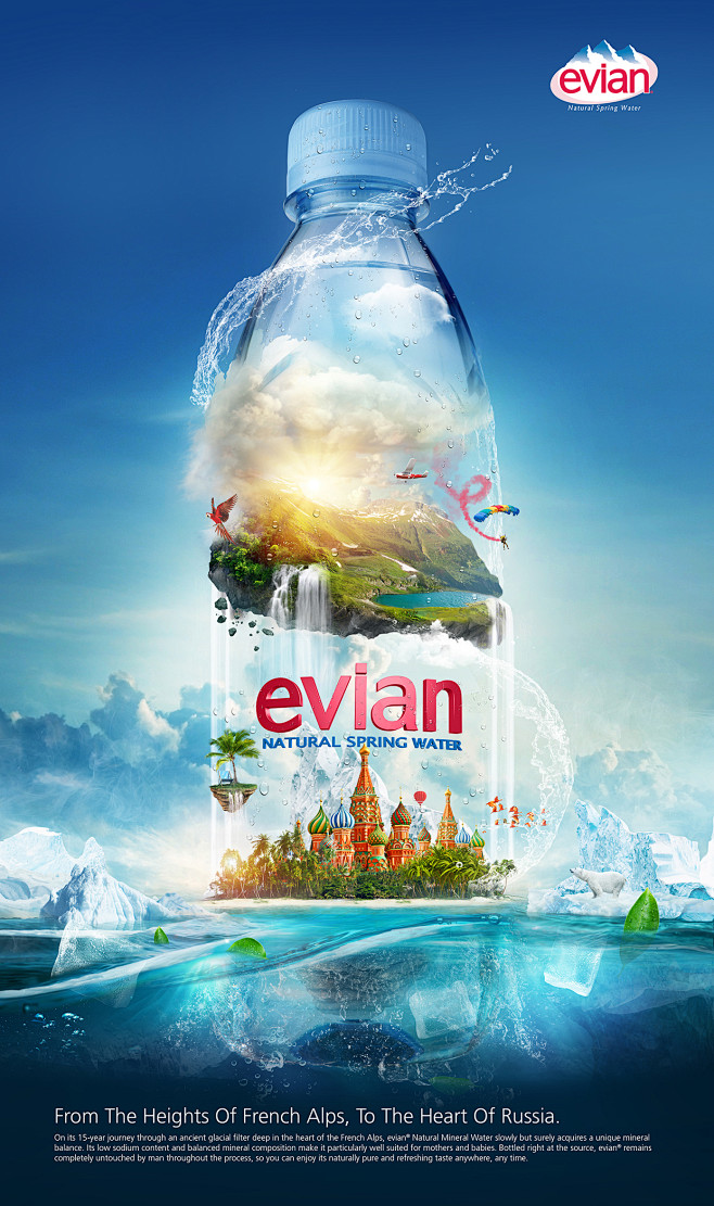 EVIAN Natural Spring...