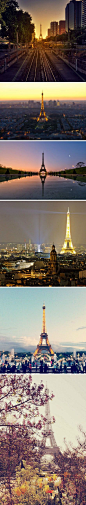 【不一样的铁塔】演绎着巴黎的日落、黎明；谁的埃菲尔，如此闪耀