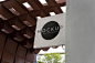 Miami street business signs mockup