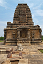 帕帕那塔神庙，Pattadakal寺庙建筑群，Pattadakal，卡纳塔克邦，印度。从西南。