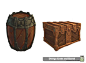Destiny - Rock Debris 4-Way Tiling Texture, Ethan Scheu : A stone rubble texture for creating debris piles in Destiny@北坤人素材