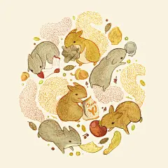 Things Squirrels Probably Shouldn't Be Eating by ~teaganwhite on deviantART