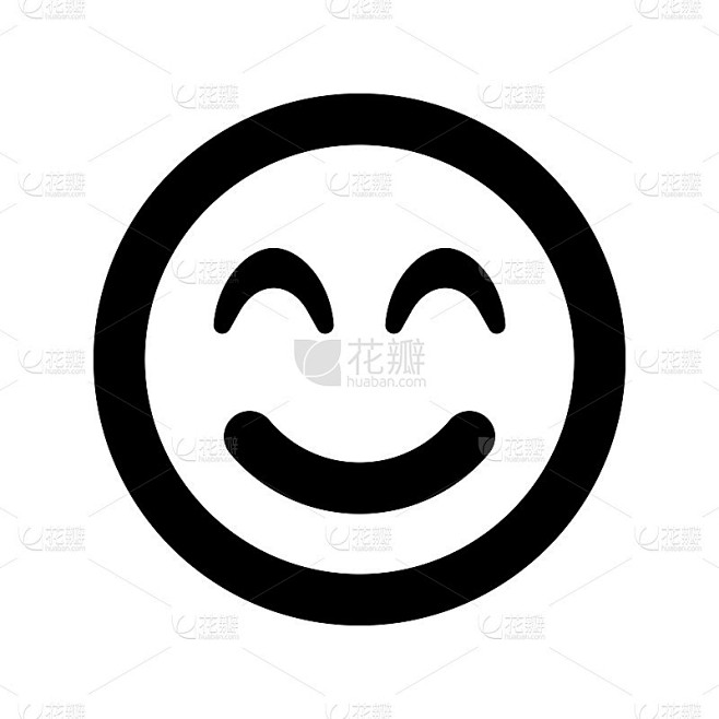 微笑矢量图标