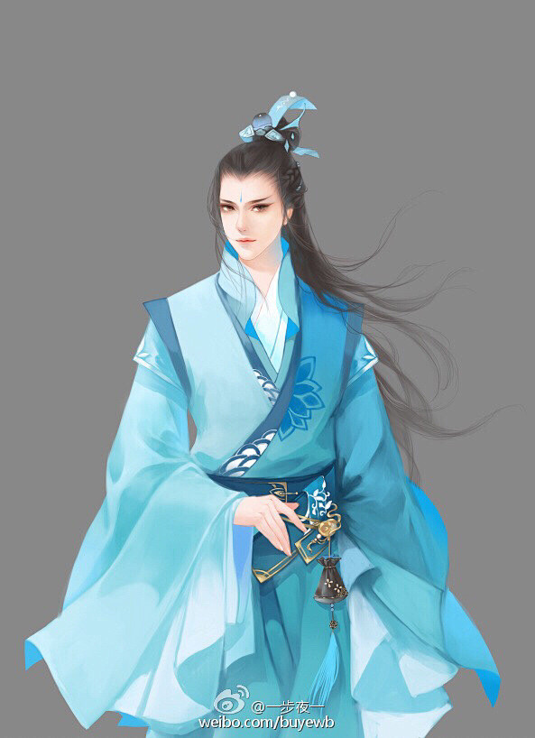 古风美男立绘