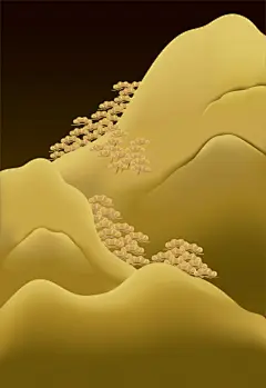 中国风中式古风花卉纹理花朵电视墙背景PSD分层源文件 (204)