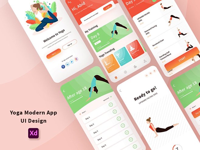 Yoga Modern App UI D...