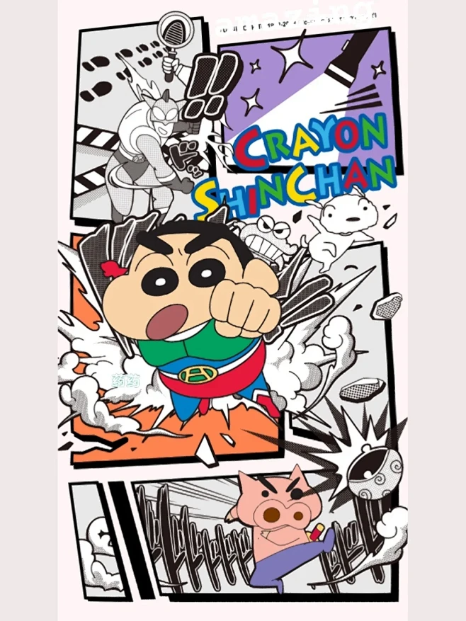 蜡笔小新｜漫画分镜排版