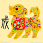 【十二生肖贴画 —— 狗】