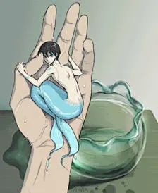 当小哥变成了美人鱼