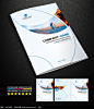 简约企业画册封面CDR素材下载_封面设计图片