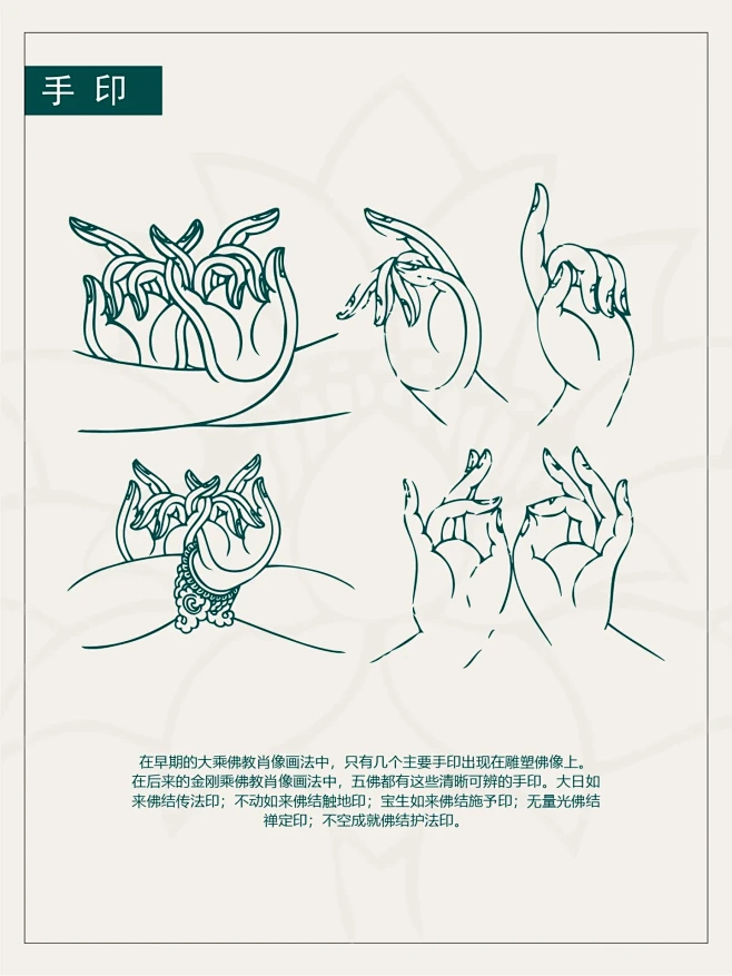 如何看懂佛教手印？收藏这一篇就够了！-花瓣网
