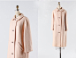 【预定】vintage coat 50s桃粉色古着大衣 美国直邮