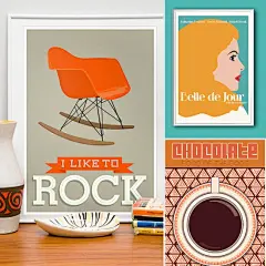 【新提醒】复古风格海报，照亮你的空间 - 马蹄网