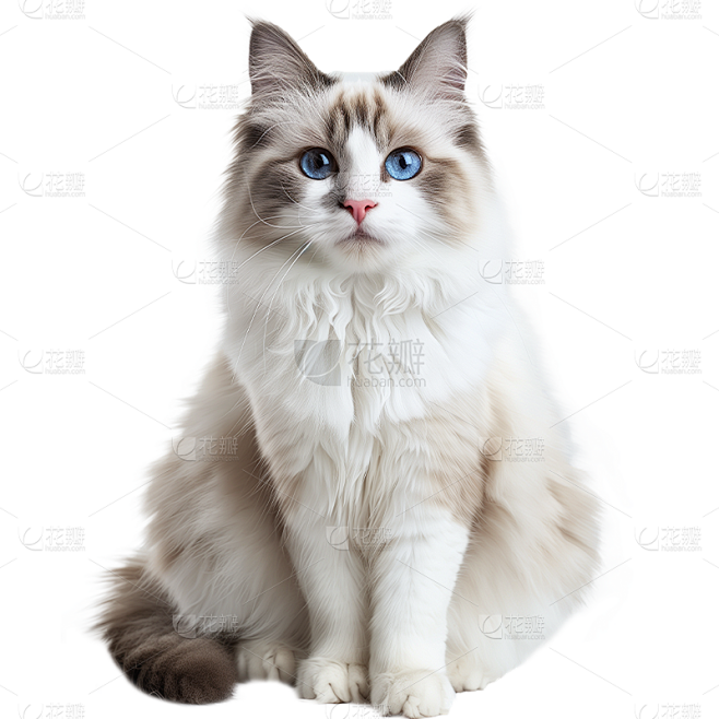 通用-写实长毛猫贴纸 动物系列