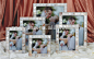 Natural Mother of Pearl Shell Photo Frames