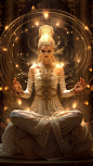 amazing lightshow, esoteric ritual, visualized magic, transcendence, ancient power