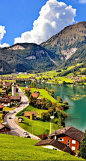 The #village of #Lungern - #Switzerland http://en.directrooms.com/hotels/district/2-6-6868-35935/: 