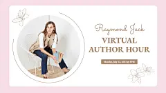 Simple Fashion Virtual Author Hour Facebook Cover