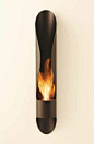 The Tube, a bioethanol fireplace by Acquaefuoco Wellness Mood