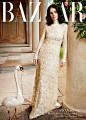 michelle dockery is bazaar's october cover star