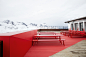 The Audi Quattro Festkogl Alm At The Diamond Of The Alps | Yatzer : The Audi Quattro Festkogl Alm is situated in the most central point of this well renowned ski area famous for its high altitudes and guaranteed snow; the perfect setting to showcase sleek