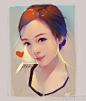 在公司上班发现心定不下来，就lol了两把，连着跪了，操起画笔，逛逛猛画，真他妈的窝囊。画着画着心情就好起来，世界好像也变得大了起来，每天苦练技艺，什么都不想，就这么画着，我相信有一天，我的世界真的会变得大起来！！！！加油！！！！