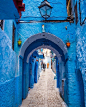 迷人的摩洛哥蓝色小镇 舍夫沙万 ins:rrrudya ​​​​