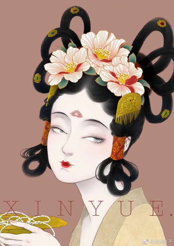 美到犯规这位插画师笔下的大唐女子太惊艳引无数网友疯狂打call云想