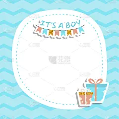 请柬,礼物,包装纸,男婴,可爱的,事件,贺卡,边框,玩具,模板