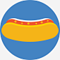 热狗图标高清素材 垃圾食品 快餐 热狗 食品 食品和餐厅 香肠 免抠png 设计图片 免费下载