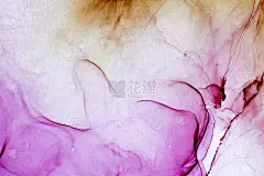 酒精墨紫色抽象背景。手绘墨水纹理。现代的当代艺术。