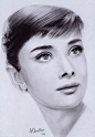 Audrey Hepburn by Aj3sh