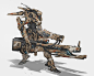 Desert Infantry Mech ★ || CHARACTER DESIGN REFERENCES | キャラクターデザイン • Find more artworks at https://www.facebook.com/CharacterDesignReferences & http://www.pinterest.com/characterdesigh and learn how to draw: #concept #art #animation #anime #comics || 