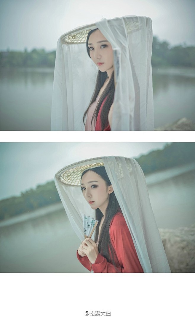 #汉服# 
天青色等烟雨，而我在等你。炊...