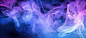 Free PSD blue and purple smoke background generative ai
