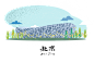 手绘中国城市卡通地标建筑LOGO插画图案PSD分层模板 旅游设计素材 (35)