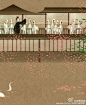 【呼葱觅蒜】#每日一涂##无脸青蛇# 春城无处不飞花，寒食东风御柳斜。日暮汉宫传蜡烛，轻烟散入五侯家。