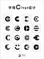 200个C字母的创意logo设计-08