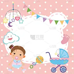 模板,边框,可爱的,壁纸,女人,小的,化妆舞会服,儿童,童年,设计